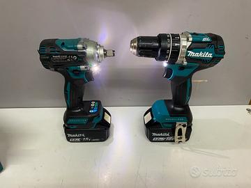 Kit makita trapano avvitatore e boccolatrice