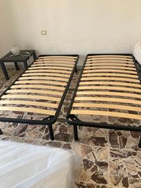 2x reti singole uguali con doghe