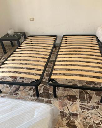 2x reti singole uguali con doghe