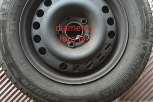 Gomme invernali M*S 195/65R15 91T con cerchi