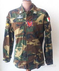 Giacca pantaloni woodland  185° Rgt. Para Folgore