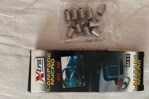 Kit 10 Lampadine Micro BA9s 24V 4W Lampa Xtra