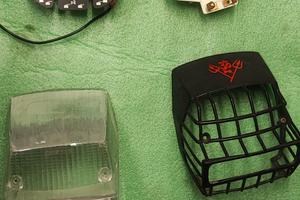 faro led vespa