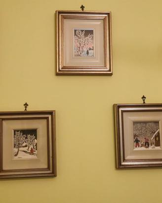5 dipinti originali Paolo Canova, Pittore naif