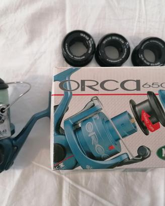 Mulinello da pesca Mitchell Orca 6500 SC + bobine 