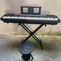 PIanola con pedale e sgabello regolabile
