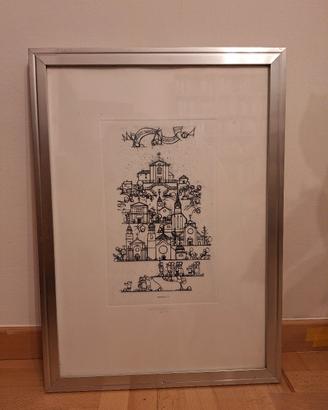 Stampa disegno Fracalossi Trento