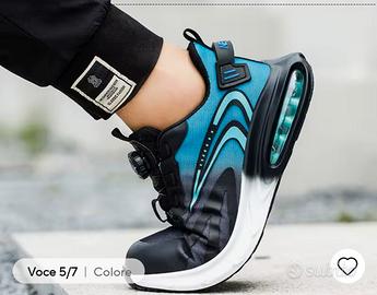 scarpe antinfortunistiche senza lacci unisex