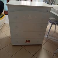 mobile  fasciatoio con cassetti 