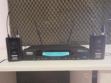 Karma SET 7620LAV doppio Radiomicrofono UHF