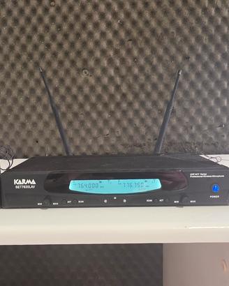 Karma SET 7620LAV doppio Radiomicrofono UHF
