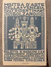 Cartolina Mostra d'arte della Venezia tridentina