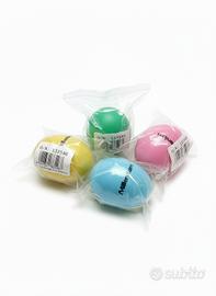 4 Shaker a uovo in plastica colorati