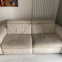 Coppia di divani pelle fiore divani & divani