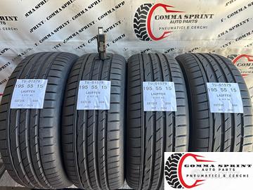 4 PNEUMATICI 195/55 R15 LAUFFEN ESTIVE