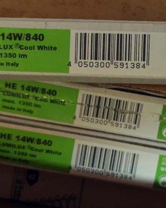 20 Neon Osram Lumilux 14W-840 bianco freddo Nuovi