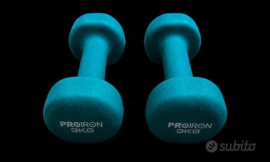 Coppia Manubri PROIRON 3 kg  Nuovi