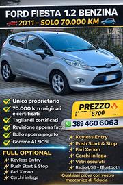 Ford Fiesta pochi km benz 2011 keyless 