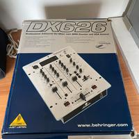 Mixer behringer dx626 con cuffie e microfono shure