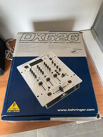 Mixer behringer dx626 con cuffie e microfono shure