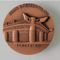 MEDAGLIA STADIO MEAZZA  ITALIA 90 IN BRONZO NUOVA