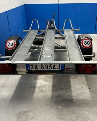 Carrello porta moto 