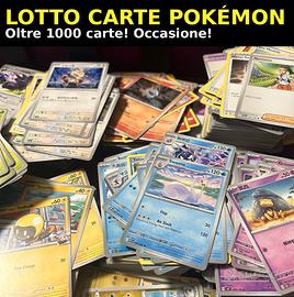🔥 Mega Lotto Carte Pokémon– Oltre 1000 Carte! 🔥