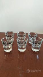 Set da 6 bicchieri da shot Bacardi originali 