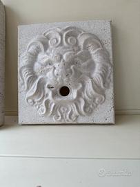 Macherone in travertino fontana leone