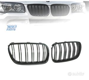 DOPPIE GRIGLIE BMW X3 E83 06-11 NERO LUCIDO