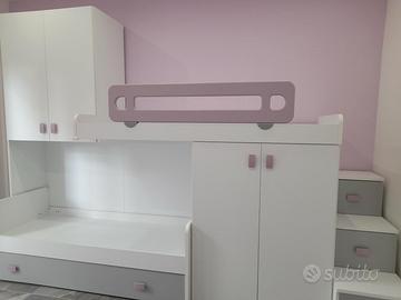 cameretta con letto a castello