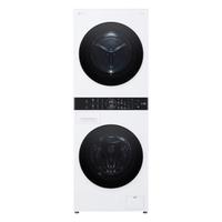 Lg Lavasciuga 12 + 10 Kg WASHTOWER Bianco e Nero