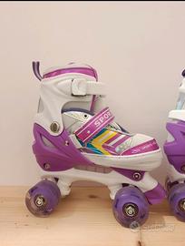 Pattini a rotelle per bimba ne 32-36