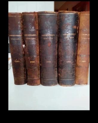 5 libri antichi giurisprudenza italiana