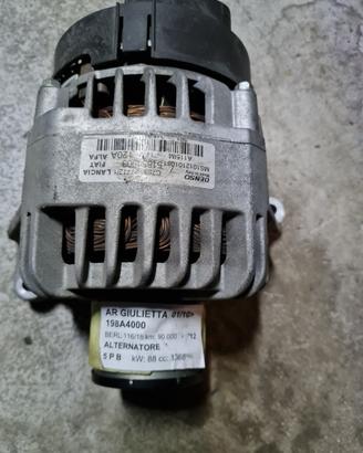 Alternatore ALFA ROMEO GIULIETTA 1.4cc benz 2012