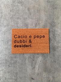 ZERBINO TAPPETO "CACIO E PEPE"