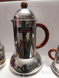 CAFFETTIERA LATTIERA ZUCCHERIERA ACCIAIO INOX