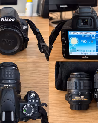 Nikon D3100 + 2 obiettivi Nikkor (kit)