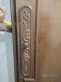 armadio appendiabiti a 3 ante in legno 