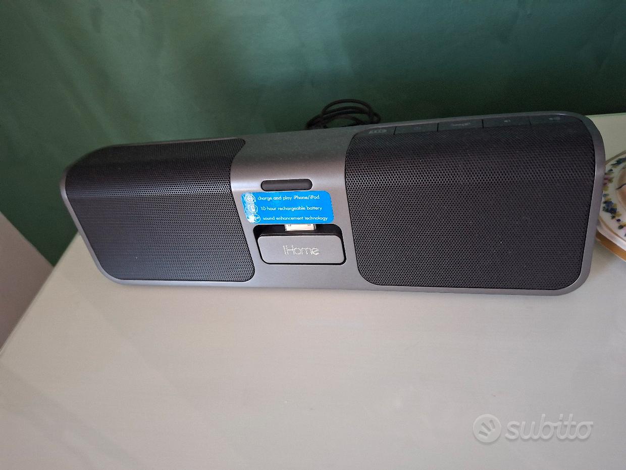 Diffusore Bluetooth IHOME IHSI-W525BT-PR-WHT 150W Per Parete/soffitto, Bianco, Open Box