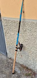 Canne da pesca (spinning + inglese + reggicanna)