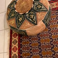 Pouf marocchino in pelle