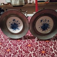 Coppia piattini ceramica Antica Nove di Bassano 