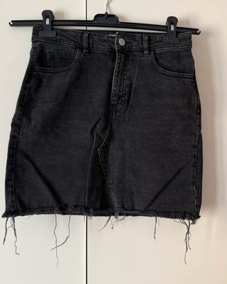 Minigonna di jeans grigia Tally Weijl