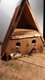 Casetta per uccelli in legno - Fatte a mano