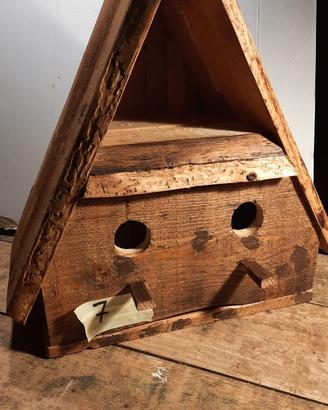 Casetta per uccelli in legno - Fatte a mano