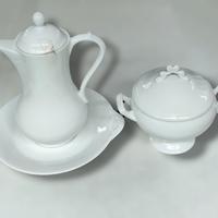 Caffettiera + zuccheriera in Limoges anni '80