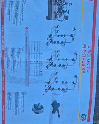 Portabici Fabbri per 2 E BIKE 