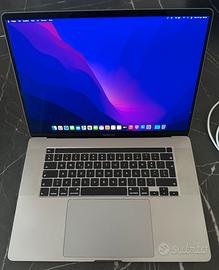 MacBook Pro 16” TouchBar 2019 1TB Space Grey
