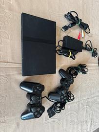 Console playstation 2 slim black